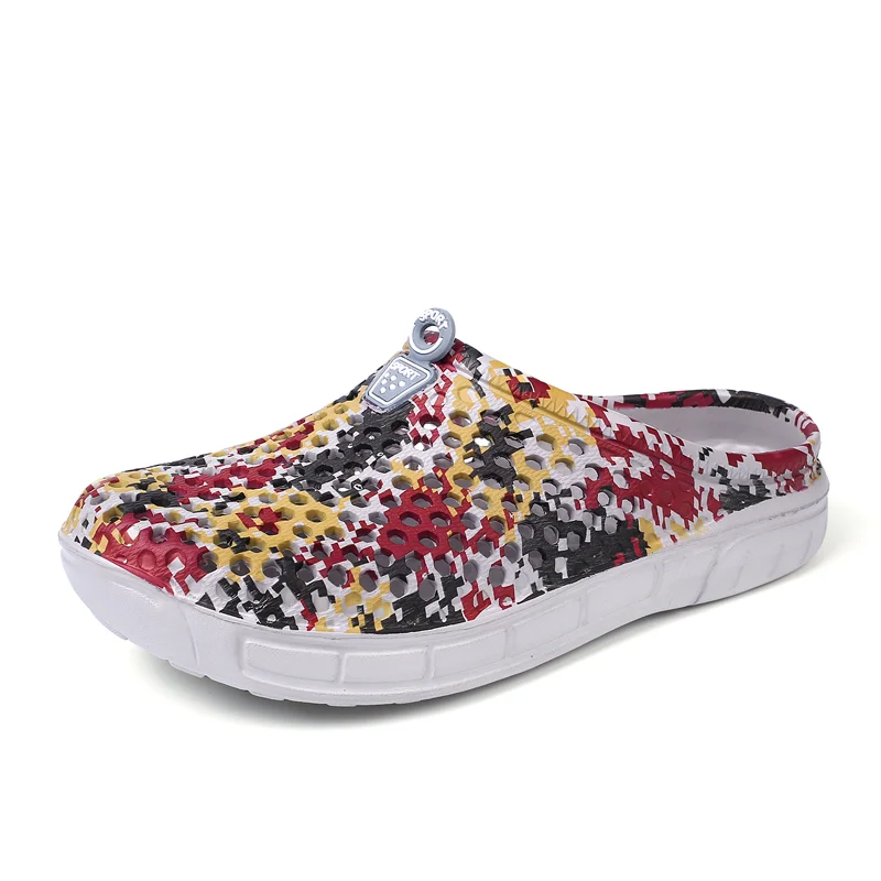 Женские сандалии Домашние тапочки с перфорацией Дышащие Нескользящие женские на