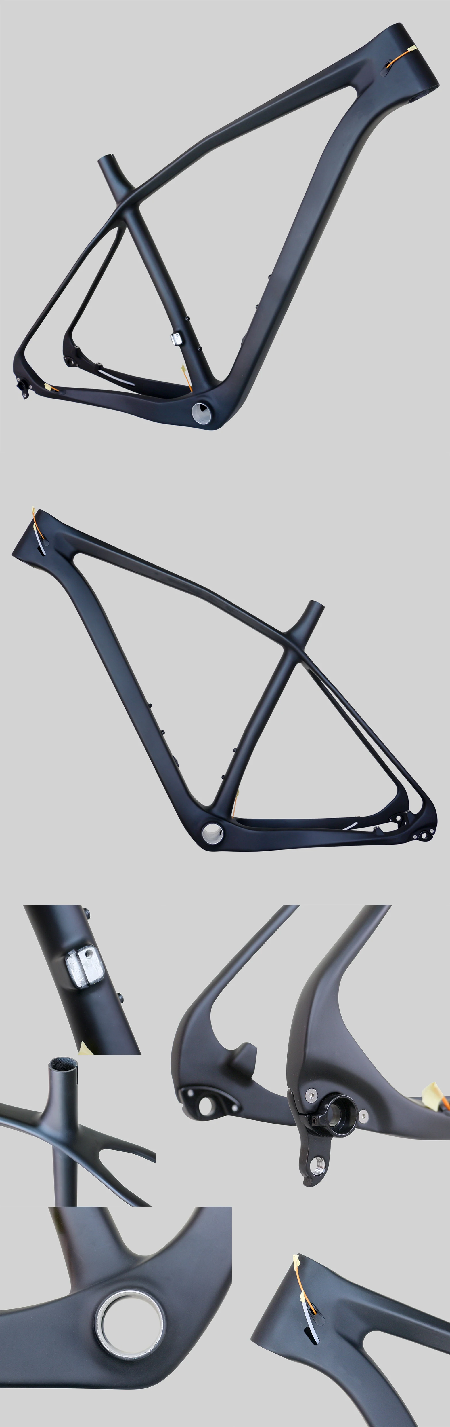 Новые поступления toray carbon t700 рама для горного велосипеда 29er BB92 с осью 142*12 мм для mtb FM416