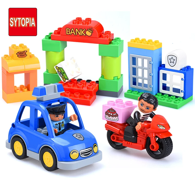 Sytopia банк магазин полиция вор конструкторы сортер Развивающие игрушки детская