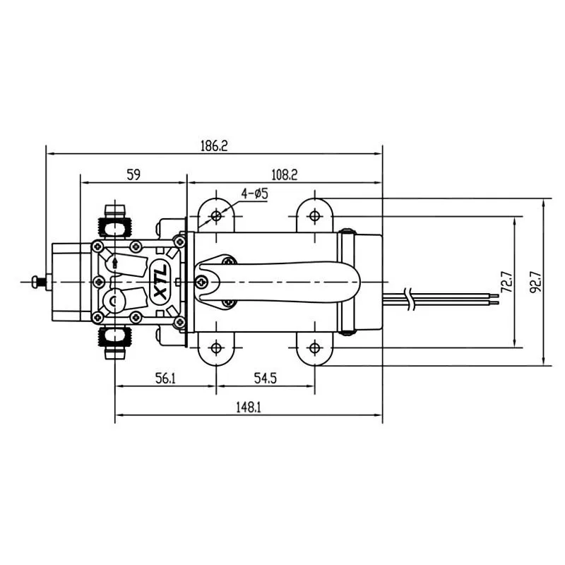 Электрический 12V 120W 130Psi 10L/мин водяная пленка высокого Давление самовсасывающий