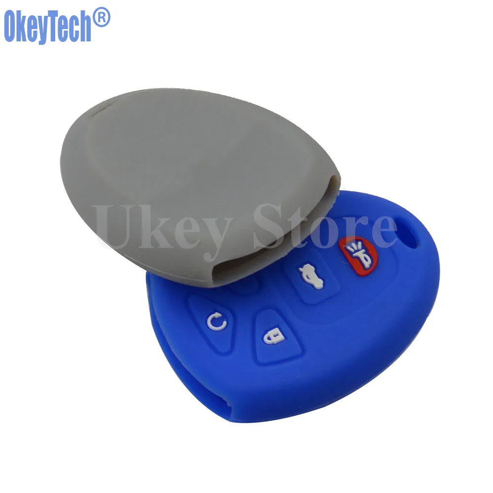 OkeyTech 5 кнопок автомобильный Стайлинг силиконовый брелок для дистанционного