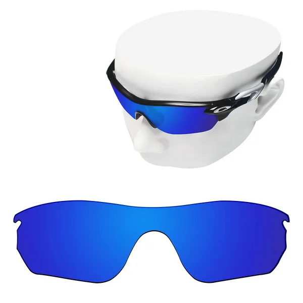 Deep Blue Поляризованные Сменные линзы OOWLIT для солнцезащитных очков-Oakley Radarlock, края OO9183 - Цвет линз: Deep Blue