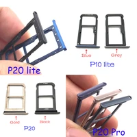 for huawei p10 p20 lite pro sim card slot sd card tray holder adapter