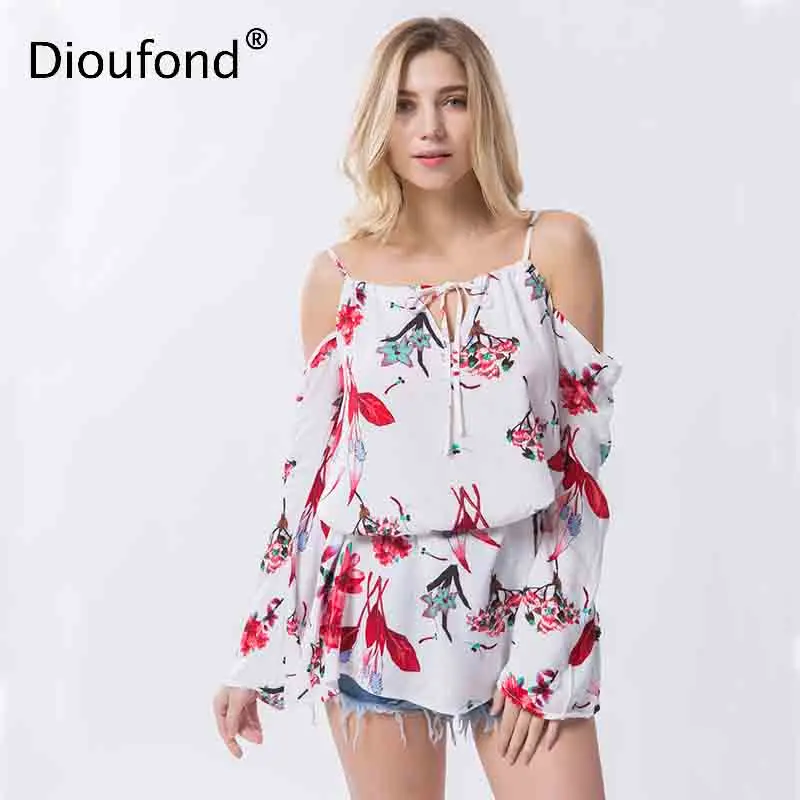 Женская длинная рубашка с открытыми плечами и цветочным принтом|female shirts|ladies