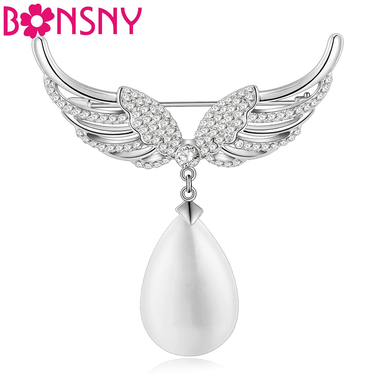 Женская Брошь в виде крыла ангела с опалом|wing brooch|brooches for womenbrooch fashion |