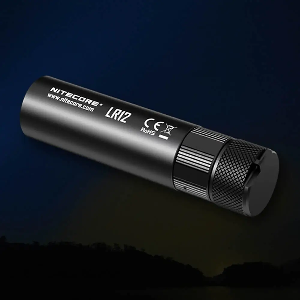 Перезаряжаемый аккумулятор NITECORE LR12 + 18650 выдвижной диффузор позволяет фонарику
