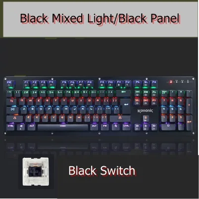 KANANIC 104 ключ RGB подсветка USB Проводная эргономичная Механическая игровая клавиатура плавающие клавиши, пластина из алюминиевого сплава - Цвет: Оранжевый