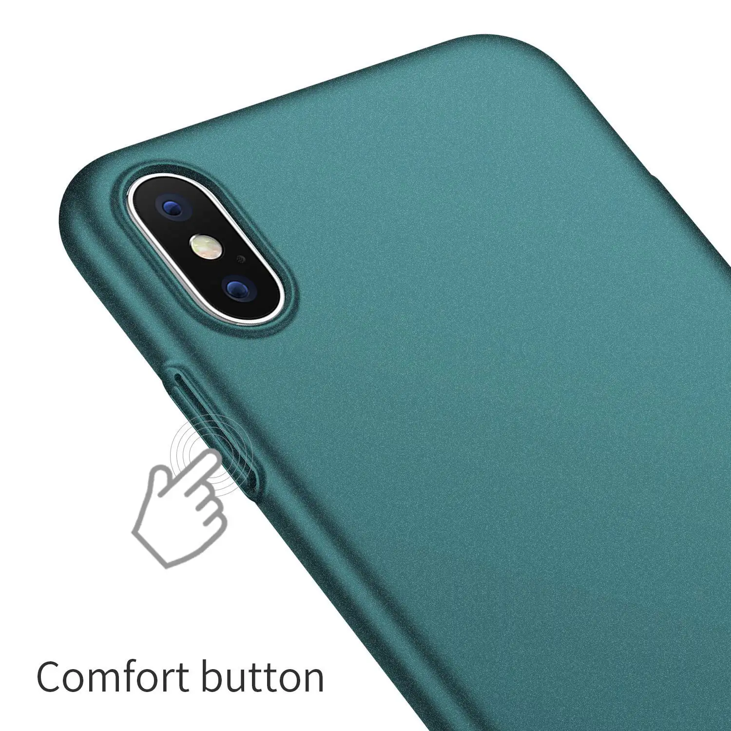 Для iPhone XS Max X XR чехол, ультратонкий минималистичный тонкий защитный чехол для телефона задняя крышка для iPhone 8 7 6s Plus
