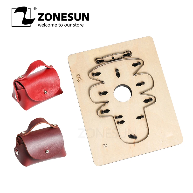 ZONESUN AHS нож для резки кожи die Сумочка под заказ лазерный перфоратор формы ПВХ EVA