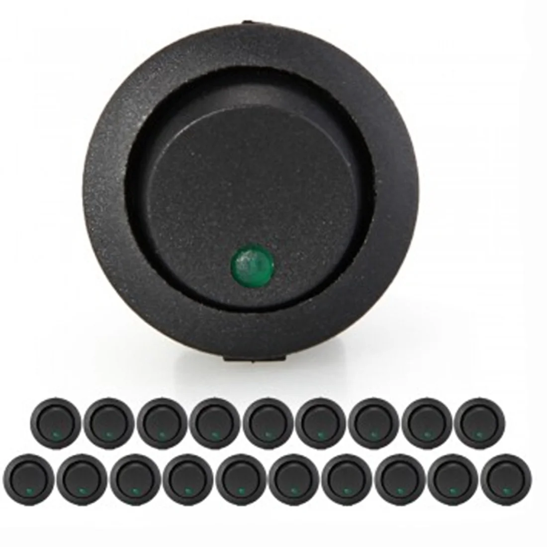 Dewtreetali Новое поступление мини 20 LED клавишный индикатор переключатель 3 Pin ВКЛ-ВЫКЛ