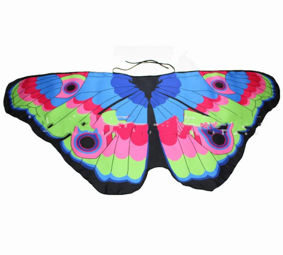 Мягкие шифоновые крылья бабочки Isis, оранжевые монархи, костюмы для выступлений, волшебные плащи для детей и взрослых, дешевые, популярные в продаже.