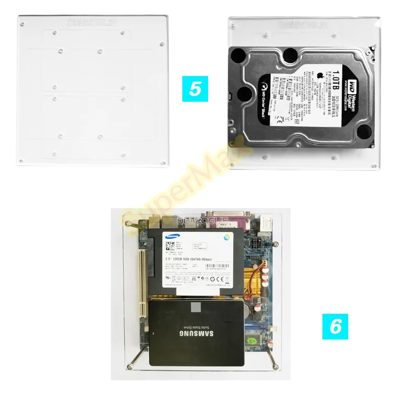 DIY PC разгонный тест скамья открытая рамка для ITX компьютера мини ПК HTPC воздушный чехол кронштейн DIY голый поддержка установки жесткого диска