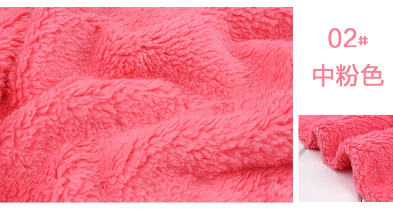 2 # розовый 1 метр берберская флисовая ткань camoFleece Shu вельвет для DIY игрушек пижама