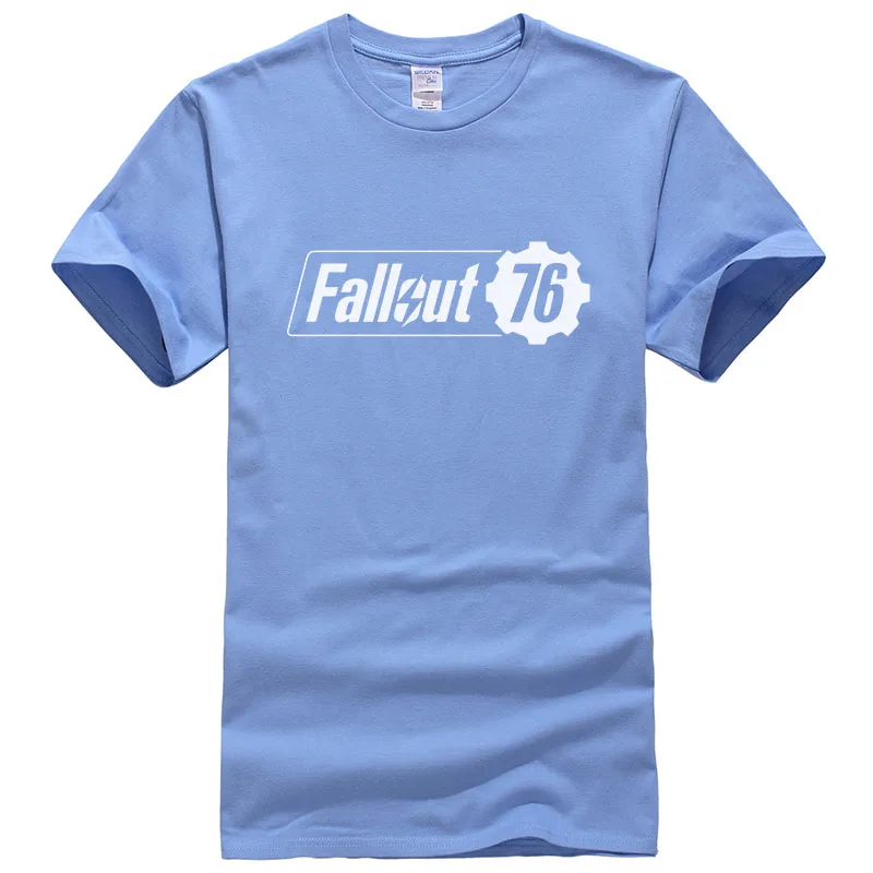 Игра Fallout 76 Футболка мужская повседневная Летняя футболка с короткими рукавами футболки из хлопка футболки высокого качества T267