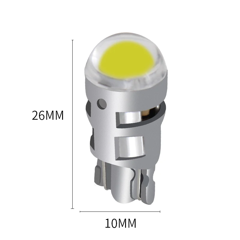 1 шт. T10 светодиодный автомобильный светильник SMD 3030 габаритного фонаря W5W WY5W 192 501