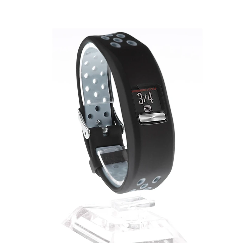 FIFATA Silicone Wristband For Vivofit 4 Strap Smart Band Garmin Bracelet Sport Watch Metal Clasp Accessories | Электроника