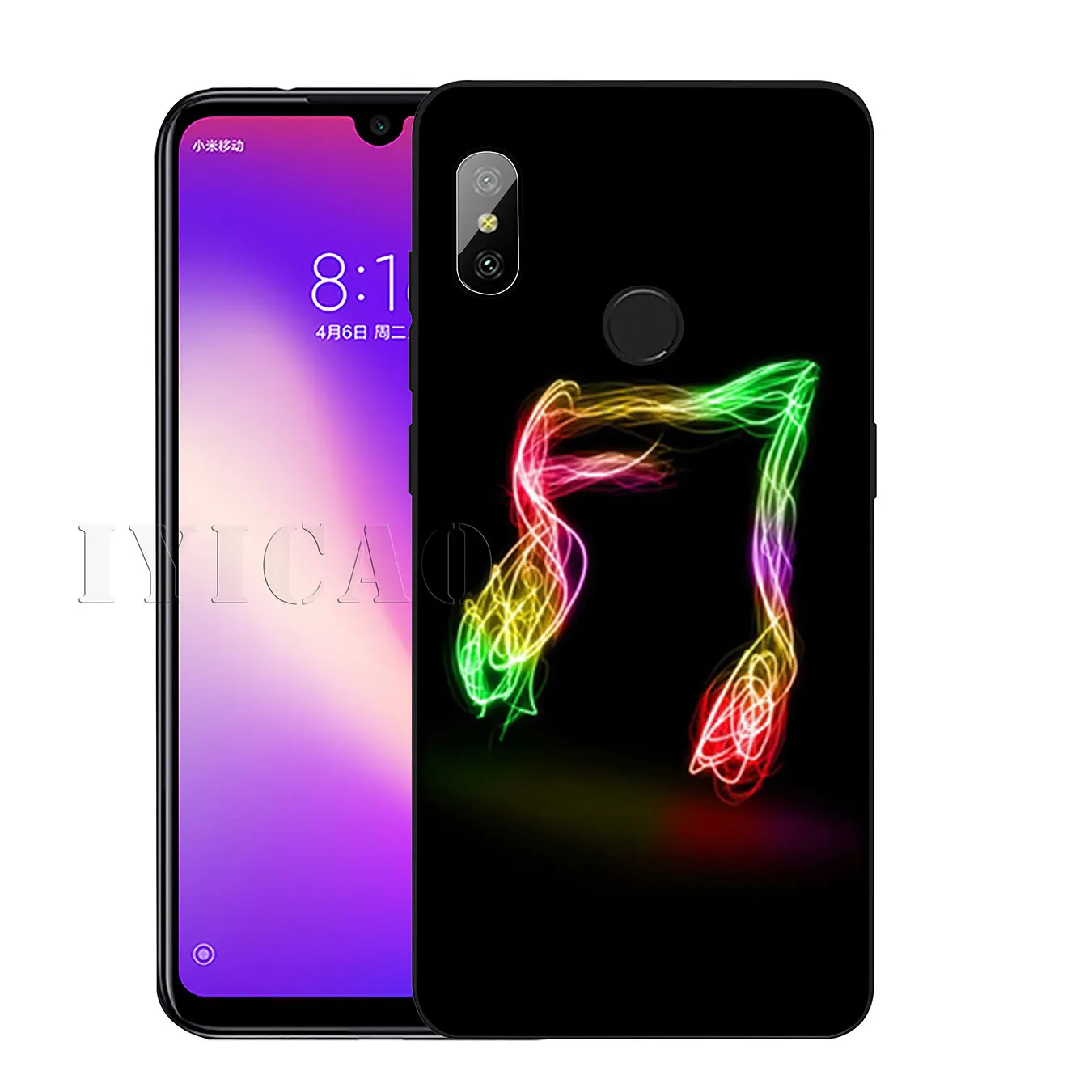 Мягкий силиконовый чехол IYICAO Love Music Note Piano для Xiaomi Redmi K30 K20 8A 7A 6A 5A S2 GO 8 8T 7 5 6 Pro |