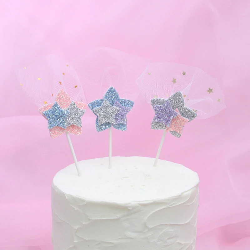 5 шт./лот разноцветные украшения в форме сердца на день рождения открытки для