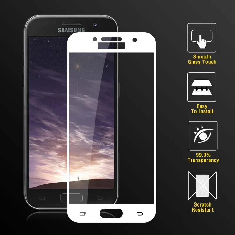 Защитная пленка для экрана Samsung Galaxy A3 2017 a320 с защитой от отпечатков пальцев 4 7