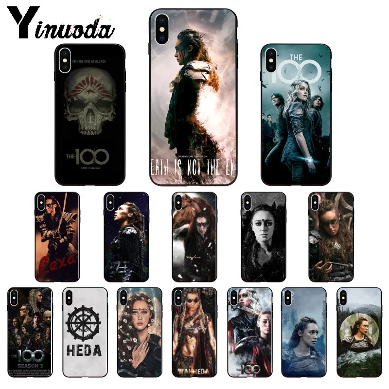 

Yinuoda Heda Lexa The 100 TV Show Soft Silicone TPU Phone Cover for iphone 13 X XS MAX 6 6S 7 7plus 8 8Plus 5 5S XR