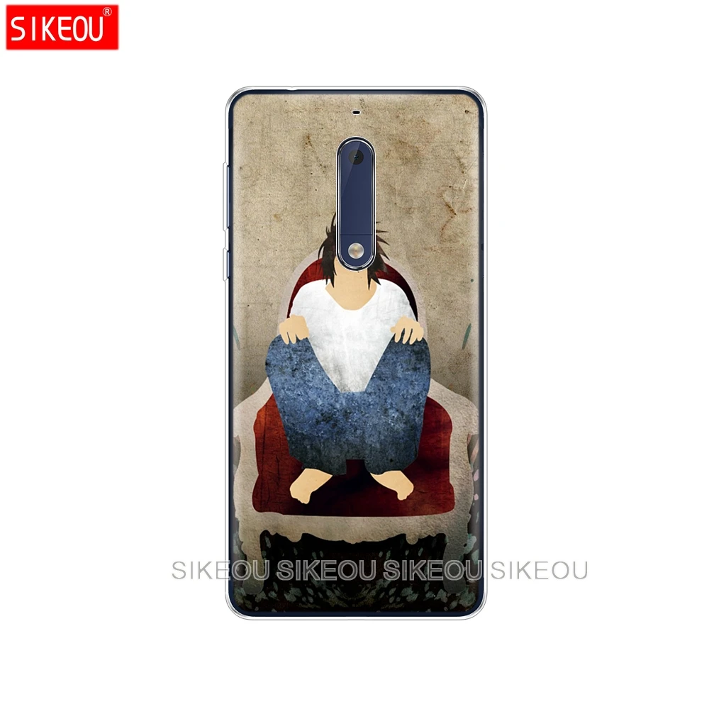 Силиконовый чехол для телефона Nokia 5 3 6 7 PLUS 8 9 /Nokia 1 2 2018 аниме Death Note|Бамперы| |