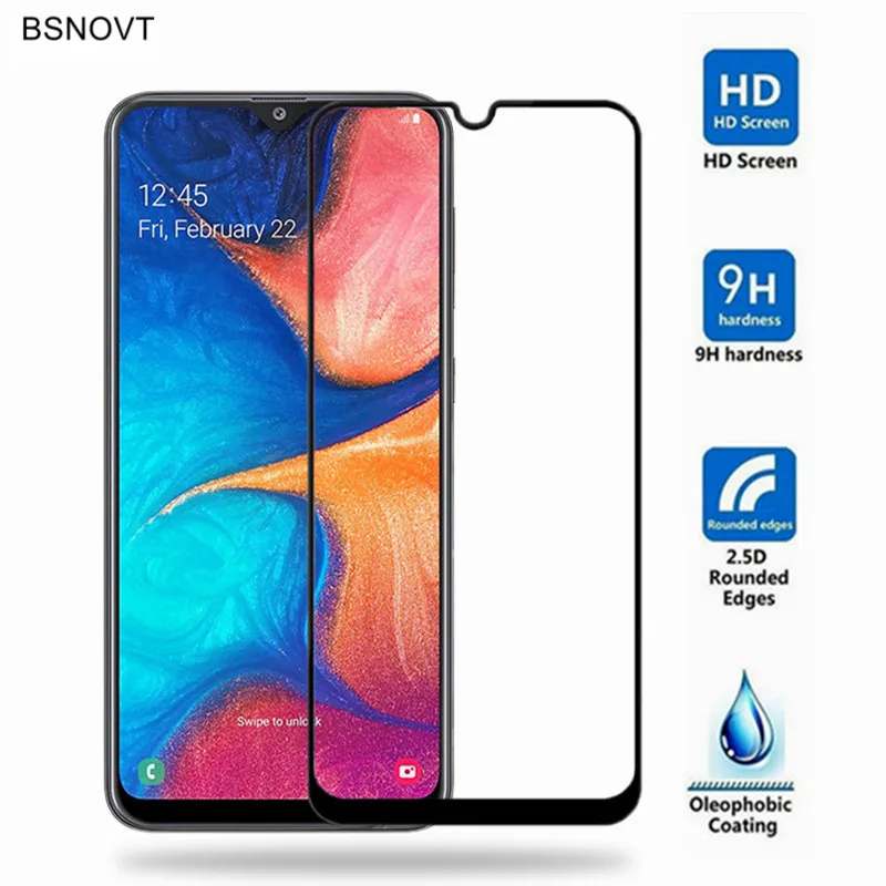 Для Samsung Galaxy A20 стекло для закаленное Защитная пленка экрана телефона BSNOVT |
