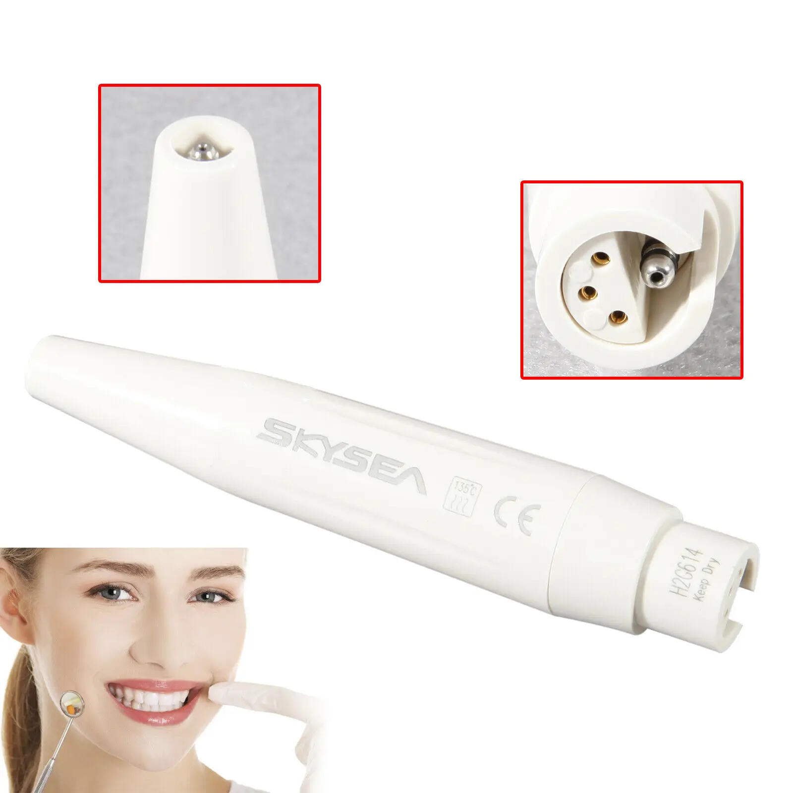 

Dental Ultrasonic Piezo Scaler Handpiece F/ EMS WOODPECKER / DTE SATELEC ST-SK