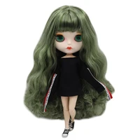 icy dbs blyth doll 16 30cm bjd nude joint body and green mixed white hair for girl gift bl88004299