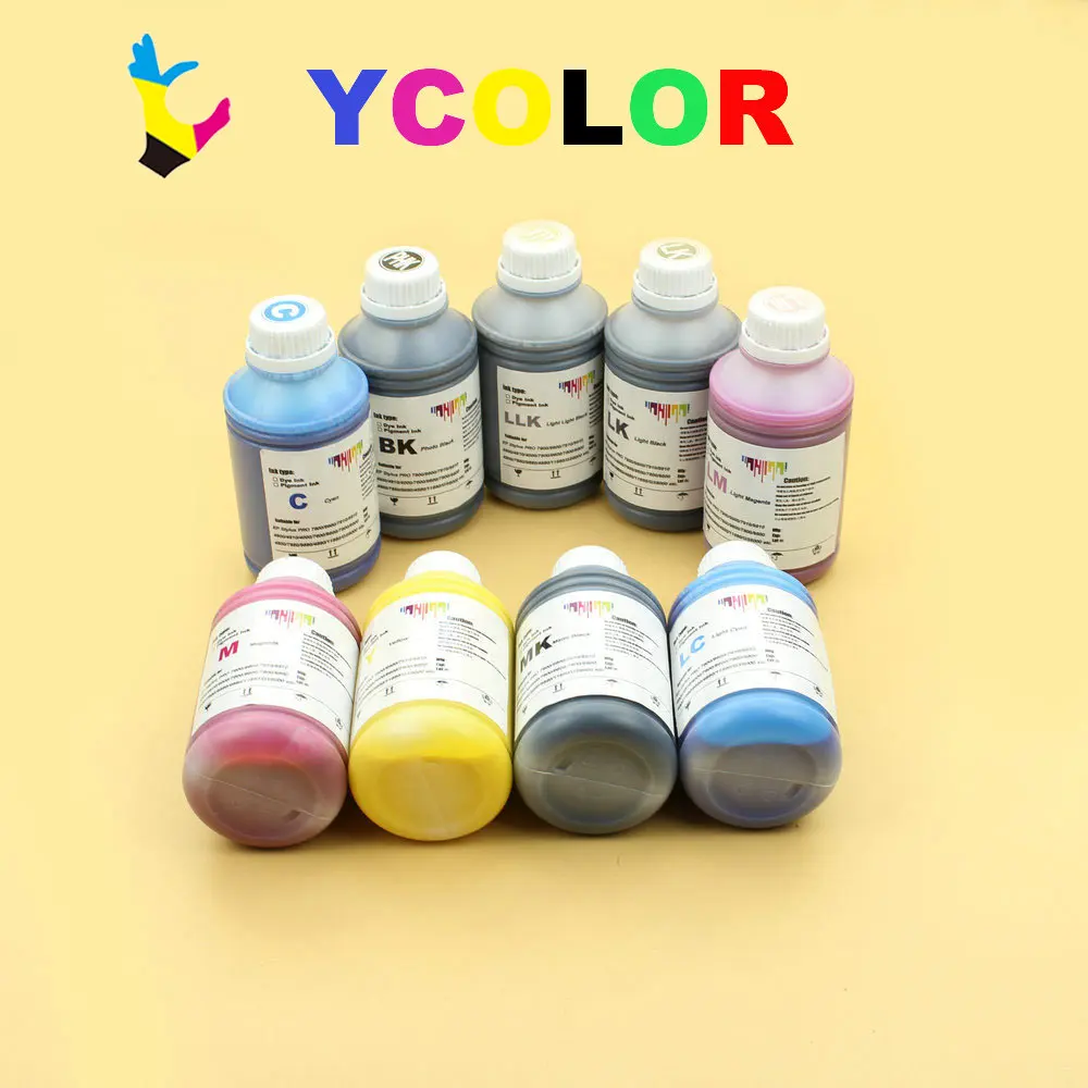 

Пигментные чернила на водной основе для принтера Epson Stylus pro 500 7890 7908 9890, 9908 мл/бутылка
