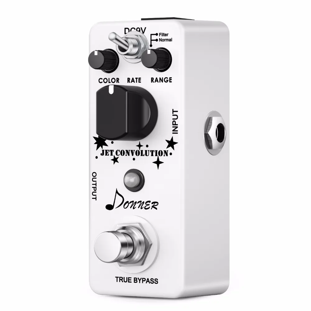 Donner гитарная педаль эффектов Jet Convolution классический аналоговый Flanger Ture Bypass|bypass| |