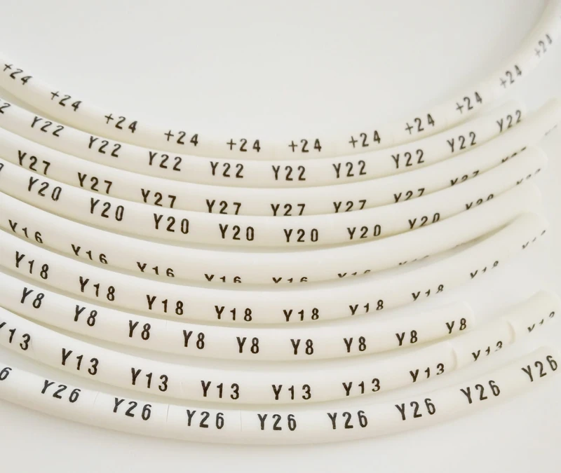 200 шт./лот 0,5 0,75 1,0 1,5 2,5 4,0 6,0 8.0mm2 Белый Кабель маркер plum насосно-компрессорных труб по индивидуальному заказу номер и символ