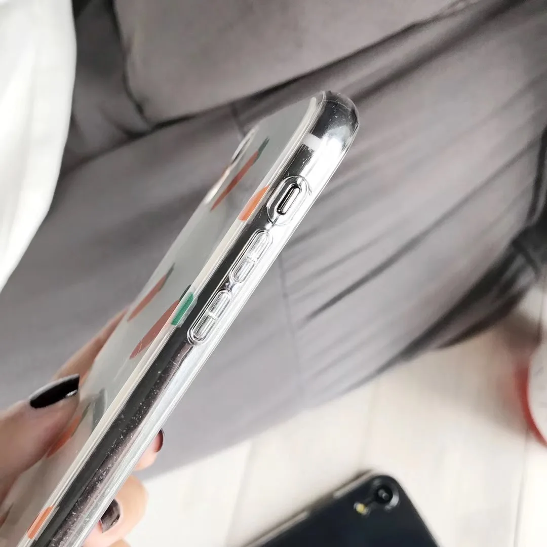 Милый чехол для телефона с рисунком моркови редиски iPhone 7 Plus 6 6s 8 11 Pro MAX X XR XS Max