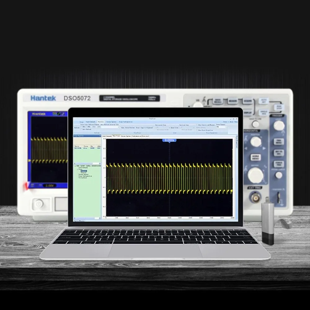 DSO5072P оригинальный USB цифровой осциллограф 2 Каналы 70 МГц 1GS/s в режиме реального
