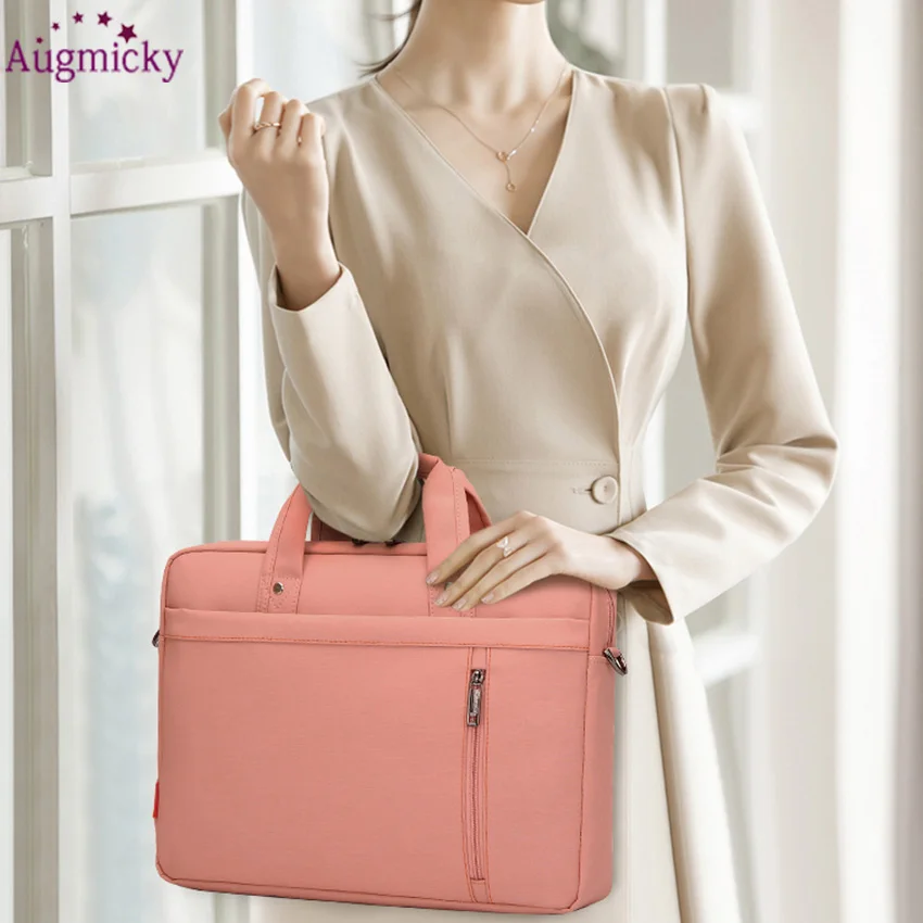 

Large Men Business Laptop bag airbag thick Office Briefcase Notebook bags Case sleeve 13 15.6 17.3 inch Women shoulder Handbag