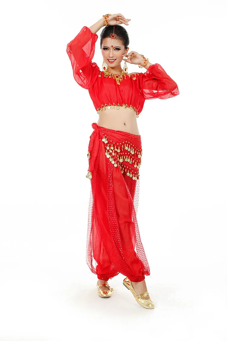 3 шт./компл. женский костюм для танца живота женское индийское платье