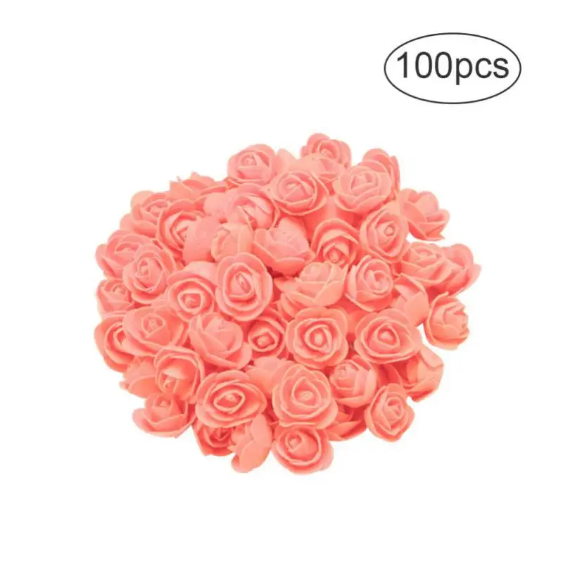 100pcs Романтическая Подарочная коробка на День святого Валентина, ПЭ Роза, медведь, искусственная Роза, украшение, мультфильм, мать подруги, детский подарок, медведь, куклы, вечерние, Декор - Цвет: 100pcs