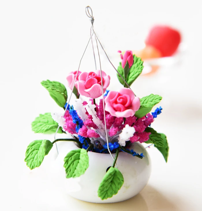 

A01-X438 детские игрушки 1:12 кукольный домик мини мебель миниатюрный rement кукла аксессуары, цвет: розовый, розово-1 шт.