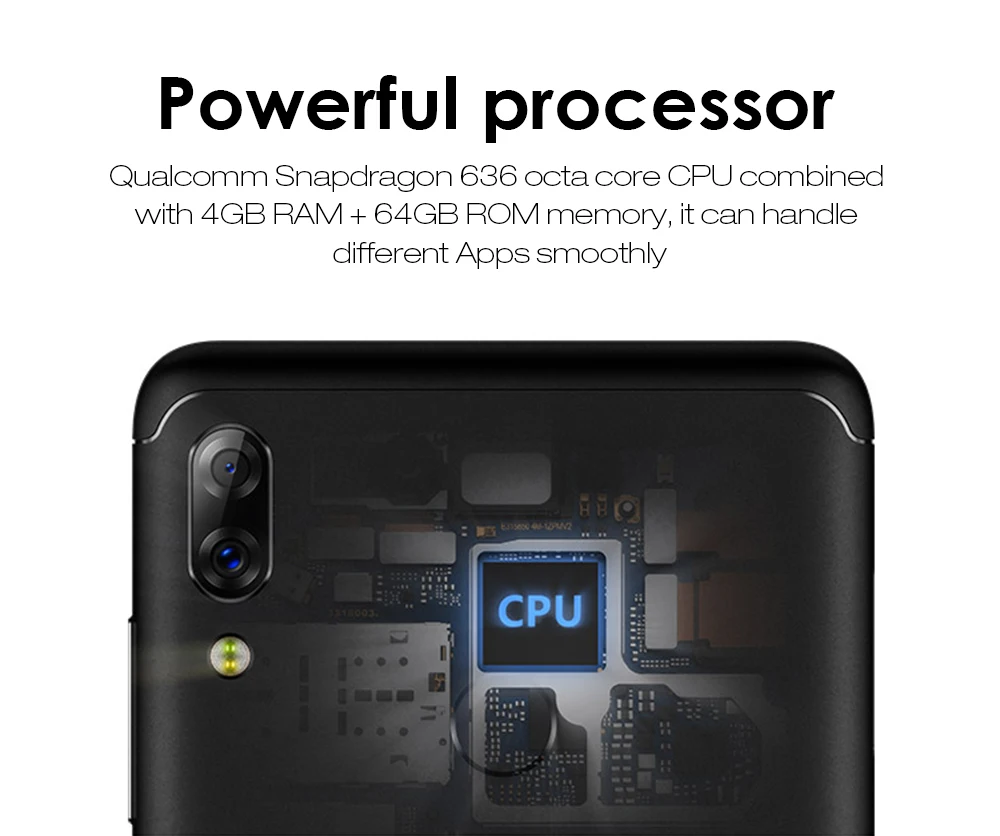 Смартфон lenovo K5 Pro, 4G, 5,99 дюймов, Android 8,1, четыре ядра, 4 Гб ОЗУ, 64 Гб ПЗУ, 2160x1080, 16,0 Мп, четыре камеры, мобильные телефоны