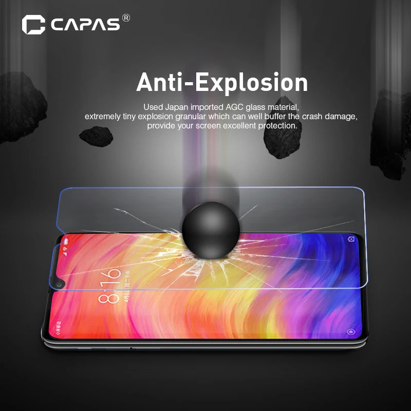 Для Redmi Note 7 закаленное стекло для Note7 защита экрана HD прозрачное защитное