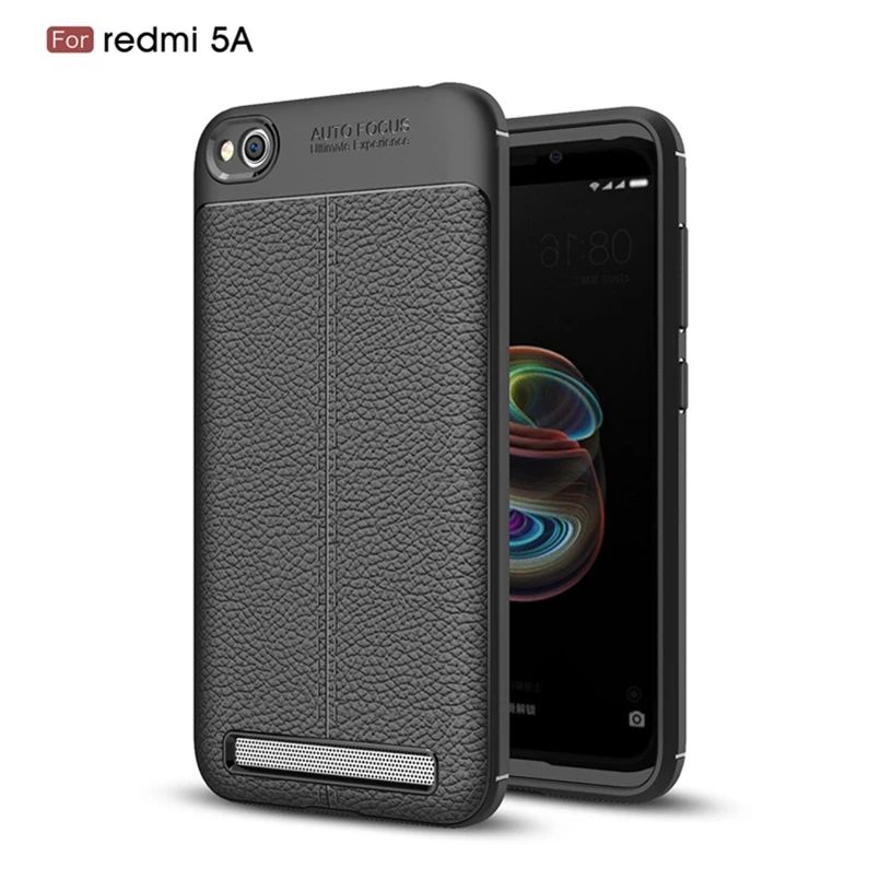 WhaY кожаный чехол для Xiaomi Redmi 5A задняя крышка Силиконовый противоударный Xiomi