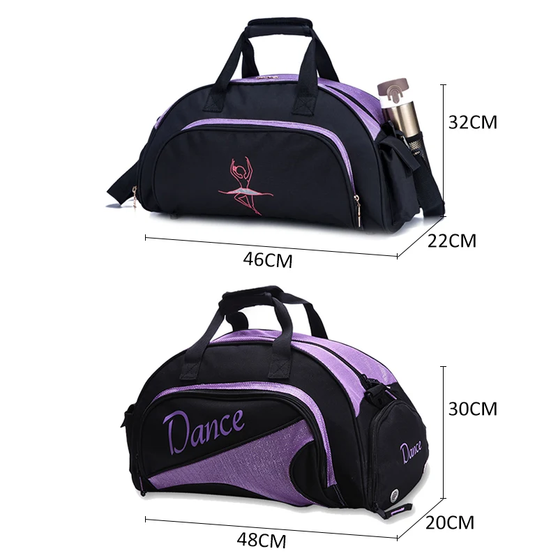 Dance Girl Gym Bag Women Yoga Mat Bags For Fitness Training Sports Handbag Shoulder Tas Gymtas Sporttas Dancing  Gym Bag XA769WA