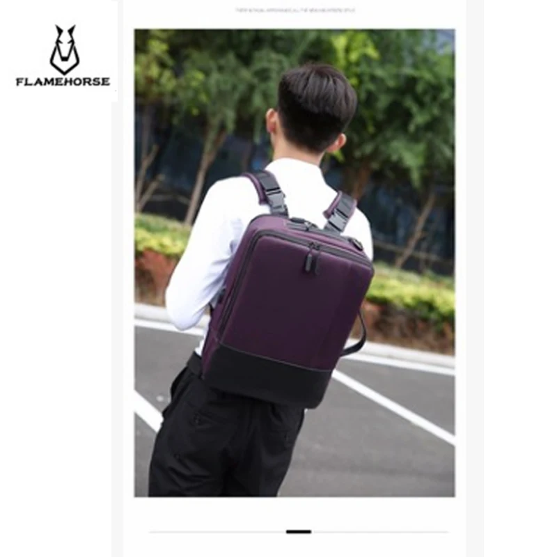 USB зарядка Музыкальный Рюкзак Противокражные женские и мужские школьные сумки