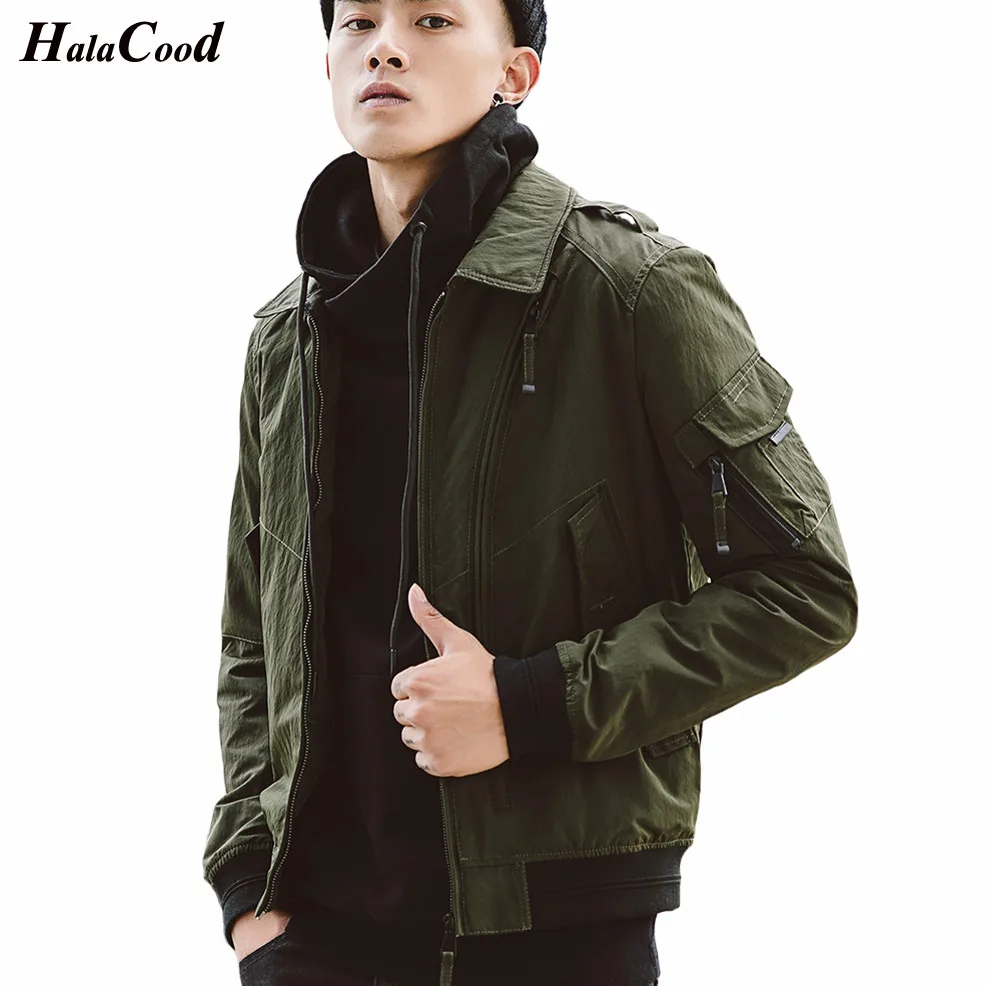 Лидер продаж новинка 2018 осенне зимняя мужская куртка бомбер приталенная пилот в