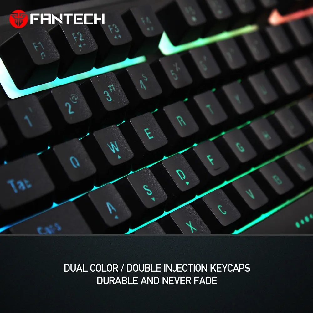 Профессиональная Проводная клавиатура FANTECH K612 9 цветов с подсветкой