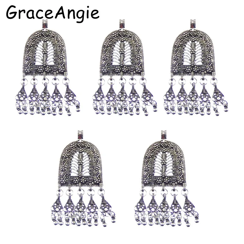 Женская подвеска в виде кисточки GraceAngie богемная из сплава 76*36 мм подвески
