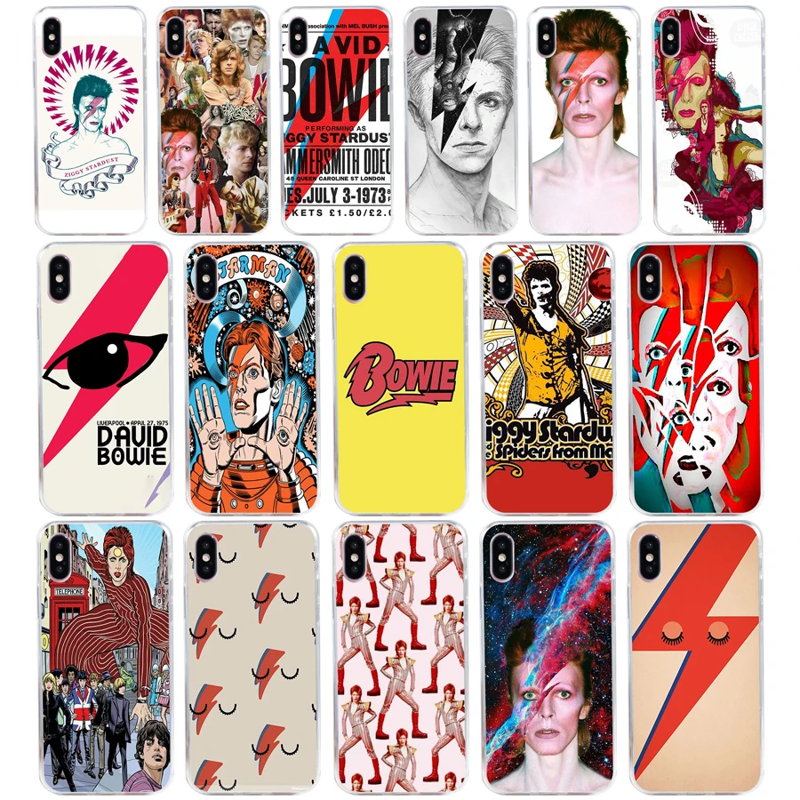 217SD David Bowie подарок Мягкий силиконовый чехол из ТПУ для телефона iphone 5 5s se X XR XS Max