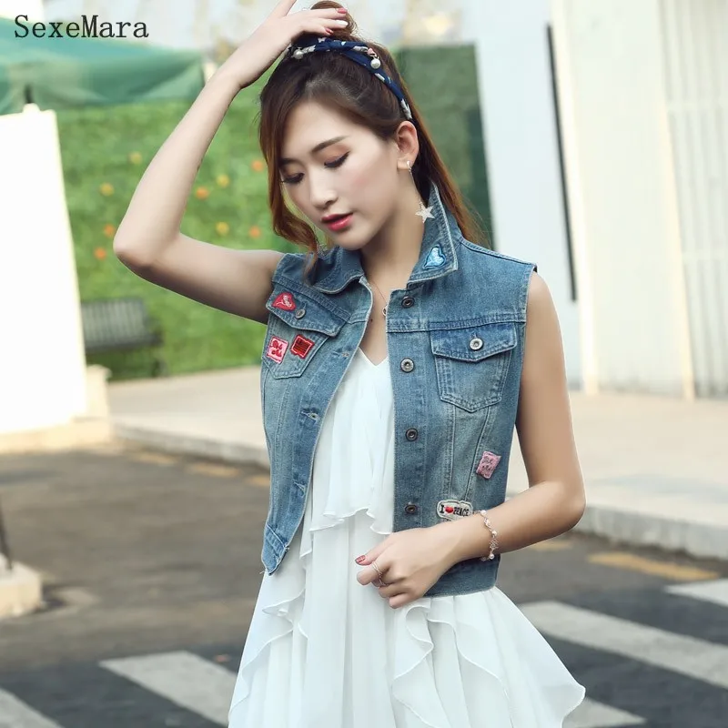 Женский короткий жилет в ковбойском стиле модная безрукавка без рукавов