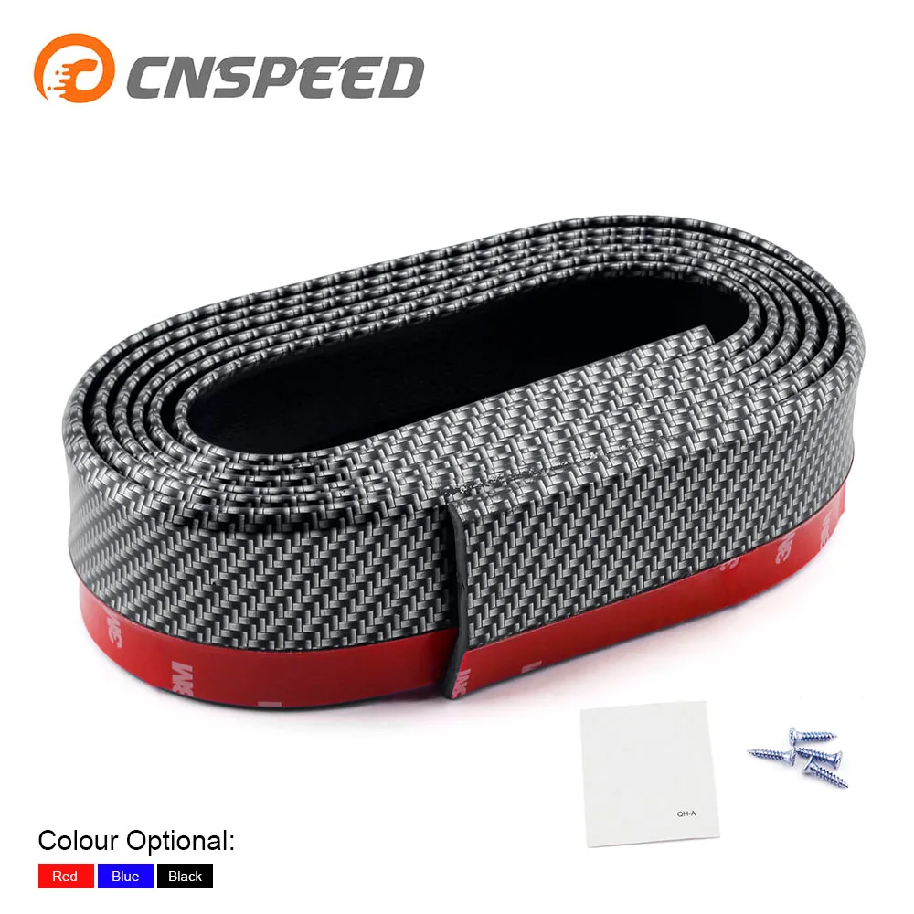 CNSPEED мягкая резиновая накладка на передний бампер для автомобиля ширина 50 мм