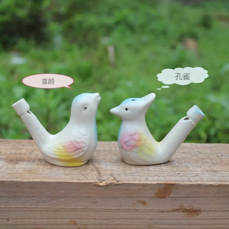 200 шт. Новое поступление водяной свисток для птиц глина керамический