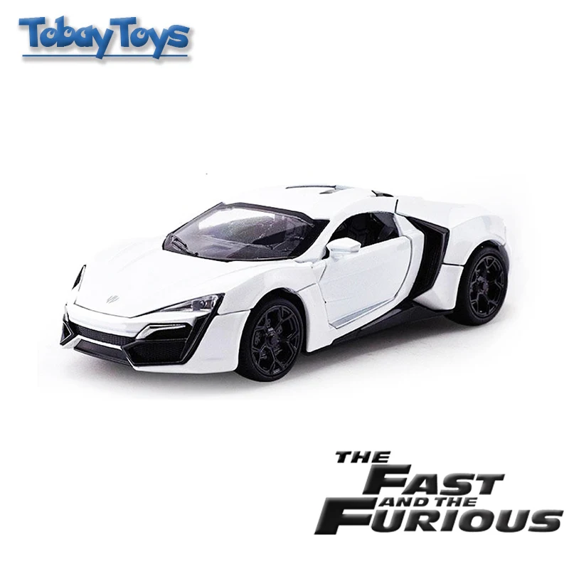 1:32 модель машины форсаж Lykan Hypersport детские игрушки игрушечный автомобиль Lycan
